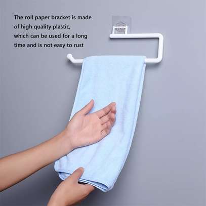 Wall Mounted Kitchen Towel/Tissue Hanger Paper Roll Holder image 2