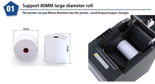 80MM POS Thermal Receipt Printer. image 3