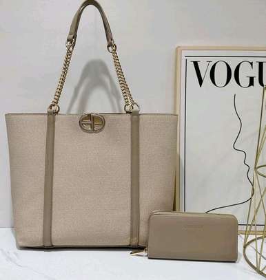 ELEGANT LADIES TOTE BAG WITH A PURSE AND LONG STRAP ONLINE image 3