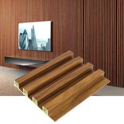 Feature wall fluted panels image 1