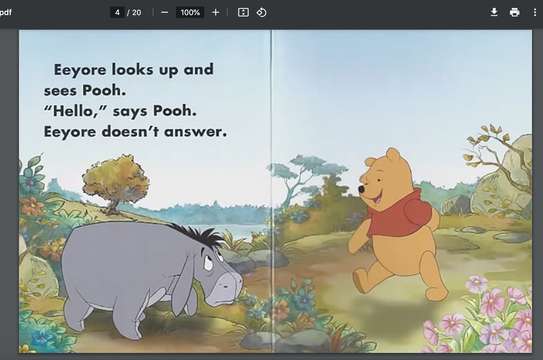 Winnie the Pooh and Eeyore PDF Kids book image 3
