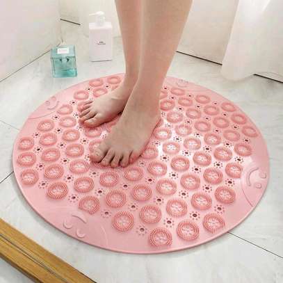 Round bathroom anti slip mats image 1