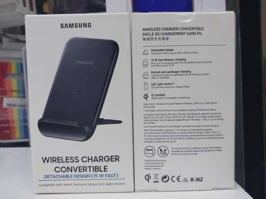 Samsung Wireless Charger Convertible Detachable ( 15W FAST ) image 2