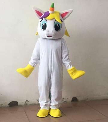 Unicorn themed mascot image 1