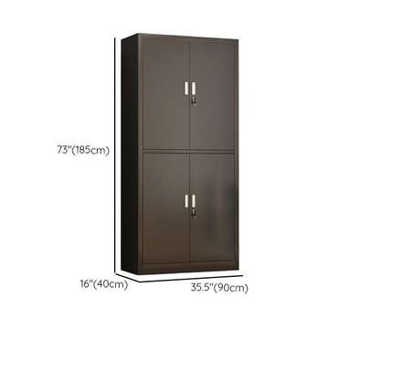 Office Cabinet: 4-Compartments Casual Steel Cabinet image 2