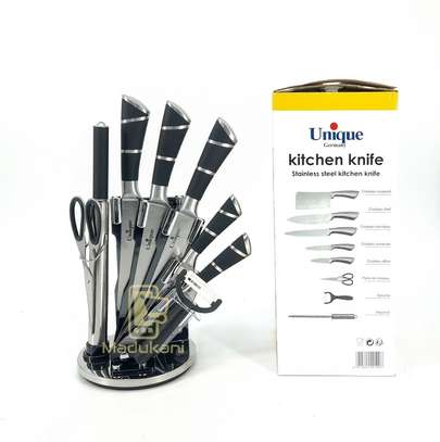 9PCS Kitchen Knife Set Unique Germany Stainless Steel Knives image 5
