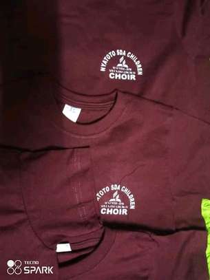 We offer embroidery and screen printing services image 1