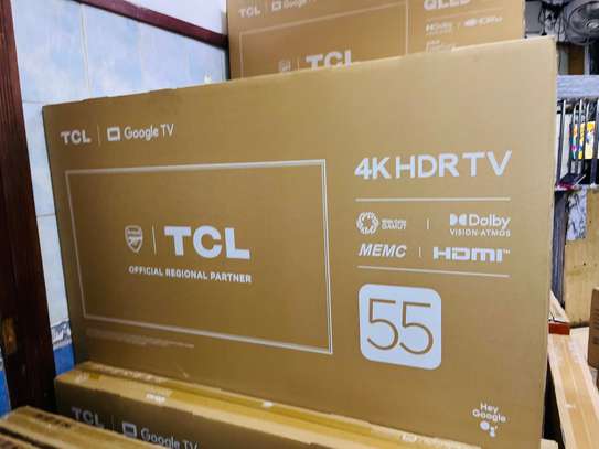 TCL 55 INCHES SMART GOOGLE UHD FRAMELESS TV ON OFFER image 1