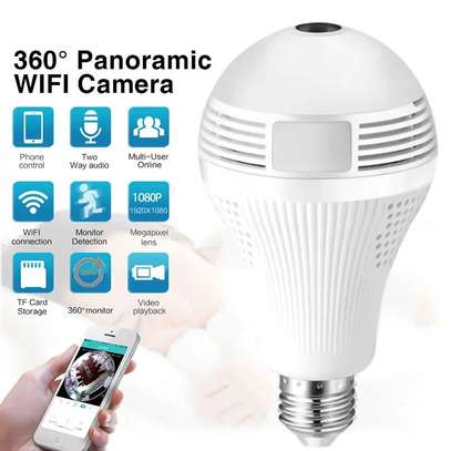 Wireless IP Camera Light WiFi 1080P 360 degree image 1