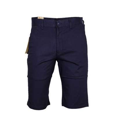 Fashion Men Khaki shorts-Navy blue image 1