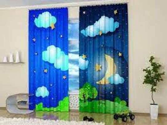 cheerful cartoon themed curtains image 4