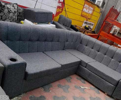 L-Shaped Sectional Sofa(6 Seater) image 1