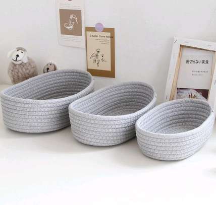 Woven Nordic Cotton Rope Storage image 4