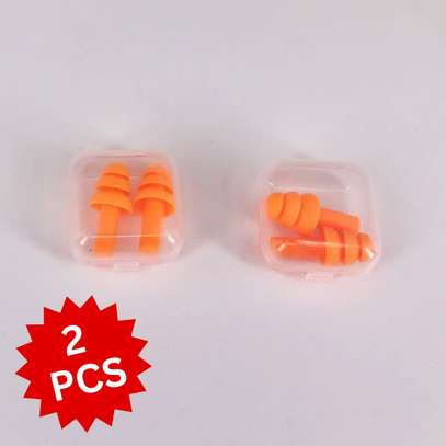 2 Noise Reduction Ear Plug Case With Plastic Box Silicone image 7