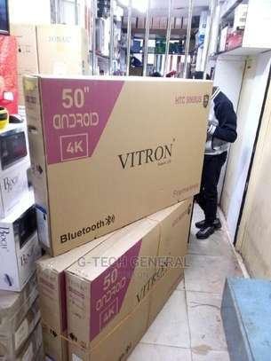50inch Vitron Smart Tv Android 4k Frameless HTC5068US image 1