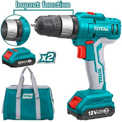 10mm Cordless Drill&2x1.5Ah Bat&Charger–Total TIDLI1222 image 3