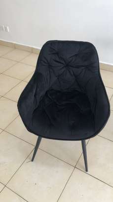 Black and gray single armchairs sofa image 3