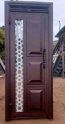 QUALITY MODERN STEEL SINGLE DOOR image 6