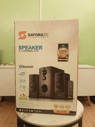 Sayona SHT 1079BT - 2.1 CH Subwoofer, 10,000W- Black image 2