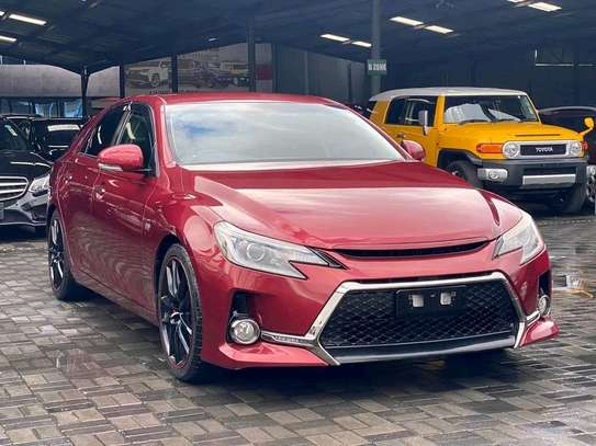 Toyota Mark X Gs maroon 2017 image 2