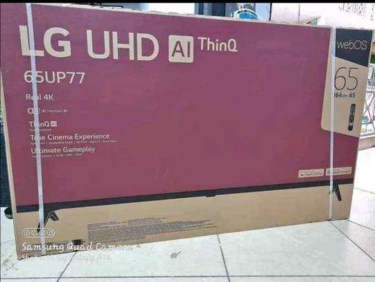 65 LG smart UHD 4K Frameless +2 years warranty image 1