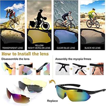Sports Sunglasses 3 or 5 Interchangeable Lenses image 1