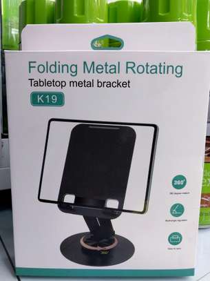 Aluminum Alloy Desktop Tablet Stand 360 Degree Rotating image 1