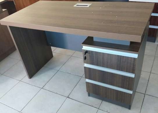 Office Desk; 160cm Wood Luxury Office Desk image 1