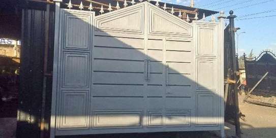 Modern steel security gates image 6