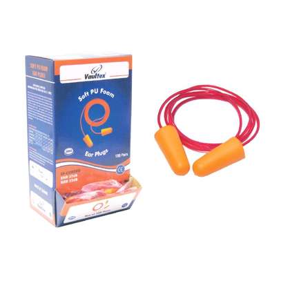 Disposable Orange Corded PU-FOAM Earplug image 5