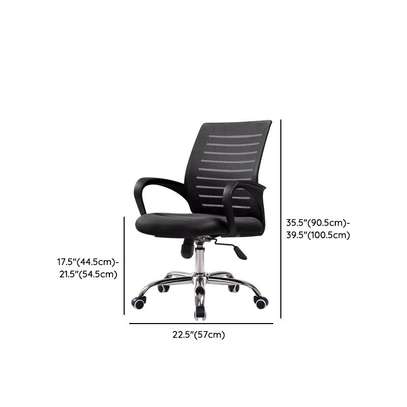 Office Chair Lifting Studio Chair With Lumbar And Armrests image 4