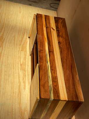 Rustic/Modern/wooden/Rosewood Tv stand image 3