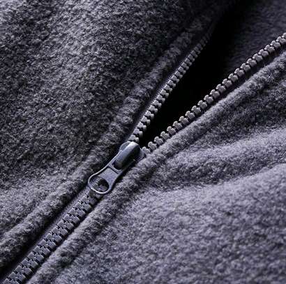 Grey School Fleece Jackets image 3