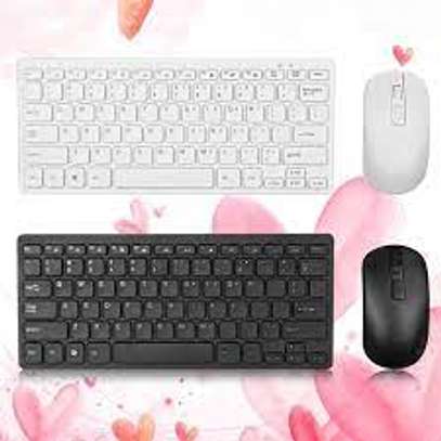 Wireless keyboard + Mouse(Black&White)Available. image 2
