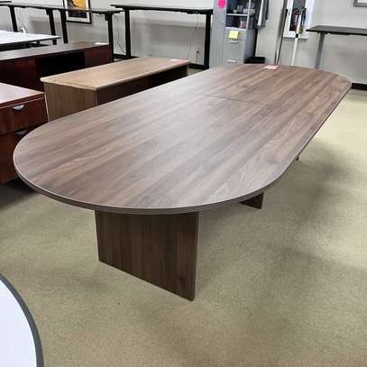 Oval Custom 10-Seater Boardroom Table image 1