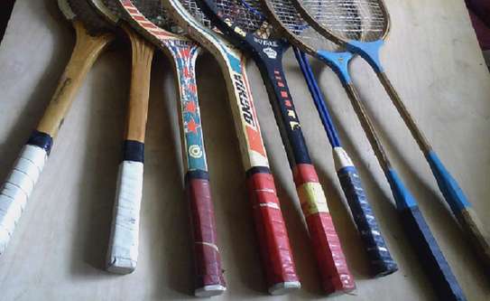 Vintage Wooden Tennis Racquets - Assorted image 3