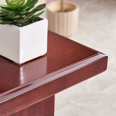 Office Desk: 1200mm Mahogany Executive Desk image 2