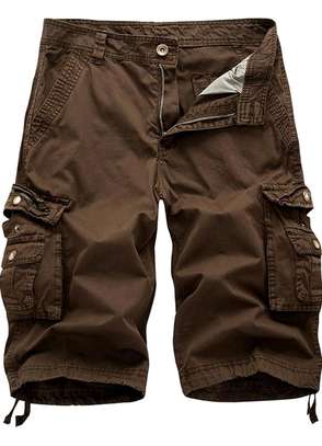 Quality Brown Cargo Shorts image 1