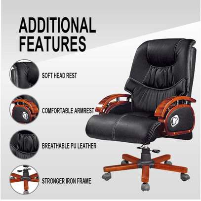 Office Chair: Executive Directors Leather Profession Chair image 7