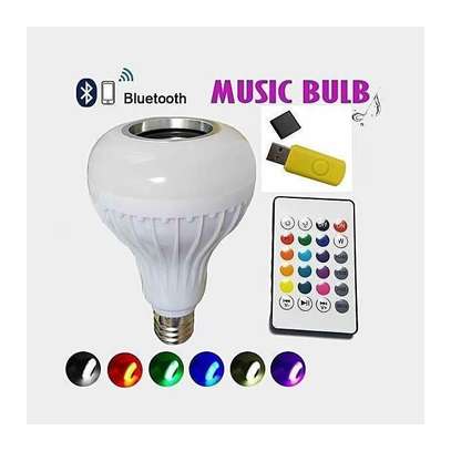 Bluetooth Music LED Bulb Multi Color Speaker image 3
