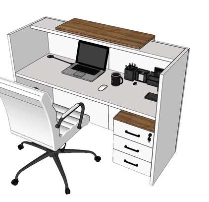Office Desk: 160CM Front Office Classic Desk image 2