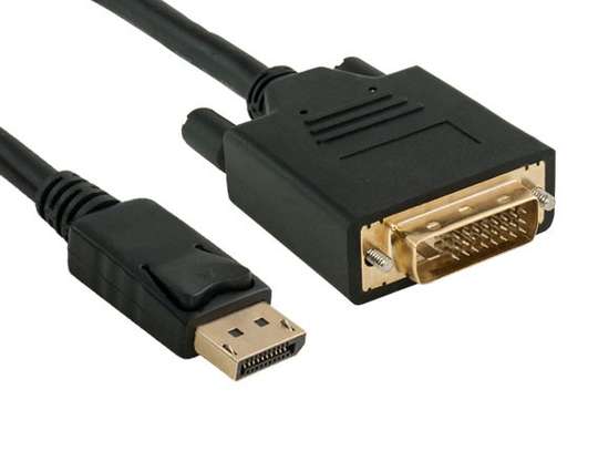 Display Port Male To Dvi Male Cable Converter image 1