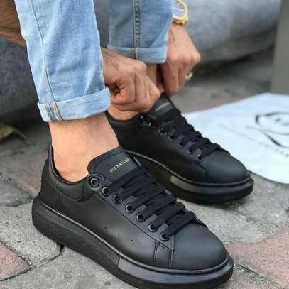 Alexander mcqueen discount show leather trainers