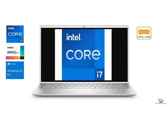 Dell Inspiron 7400 14.5" QHD+ (2560 x 1600) Notebook,11th Generation Intel Core i7-1165G7,8GB DDR4 RAM,512GB SSD,Intel Iris Xe Graphics,Wifi-AX, Bluetooth,HDMI,Windows 10 Pro image 1
