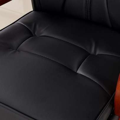 Office Chair: Ergonomic High Back Leather Executive Chair image 7
