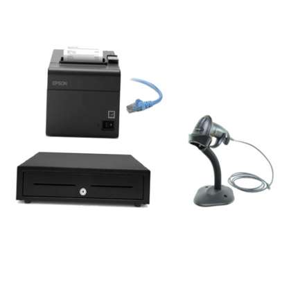 CASH DRAWER,USB PRINTER AND SCANNER. image 1