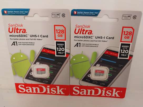 SanDisk 128GB Ultra microSDXC UHS-I Memory Card - 120MB/s image 2