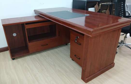 1.8 M Executive Mahogany Desk image 2