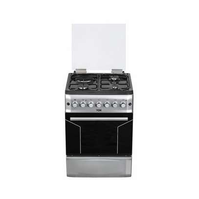 Von VAC6F031US 3 Gas + 1 Electric Cooker - Silver image 1