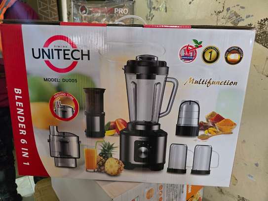 Unitech DU006 6-in-1 Multifunction Blender Black image 2